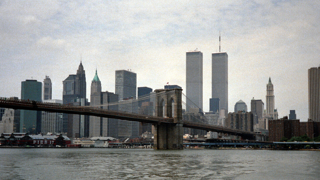 Skyline with the Twin Towers