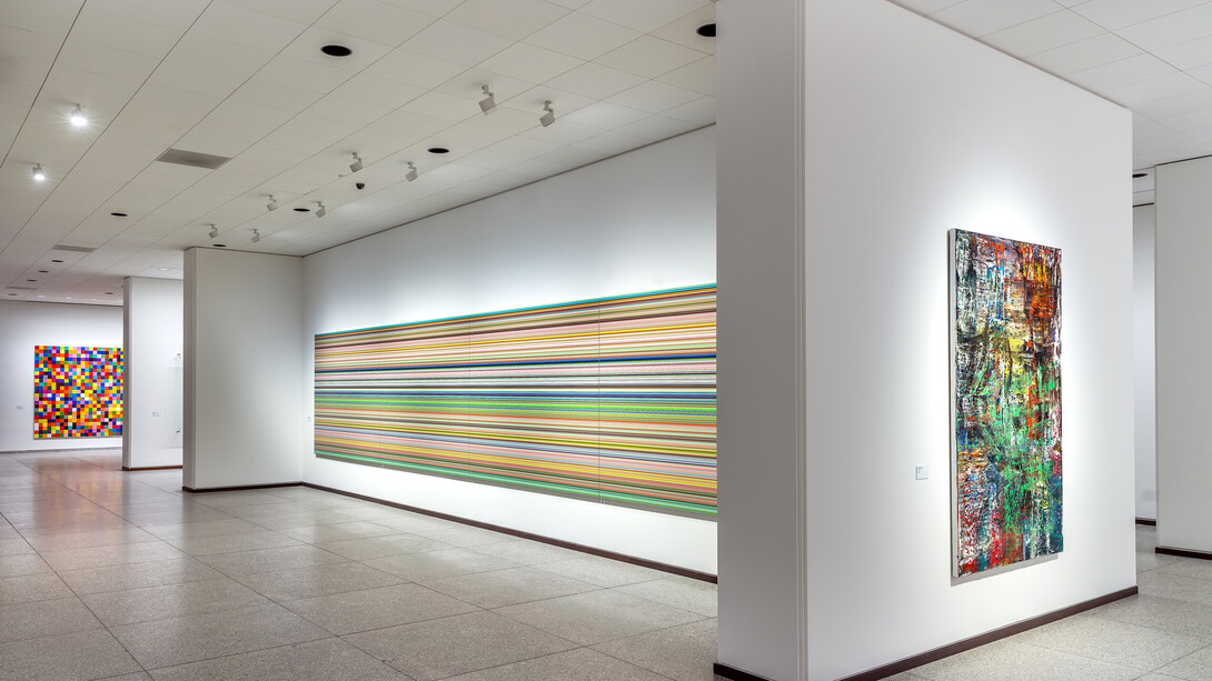 Gerhard Richter, 100 werke für Berlin, Ausstellungsansicht. Mit freundlicher Genehmigung der Neuen Nationalgalerie