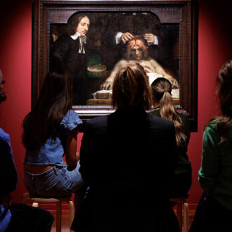 Rembrandt y la vida, vista de exhibición. Cortesía del Museum Het Rembrandthuis