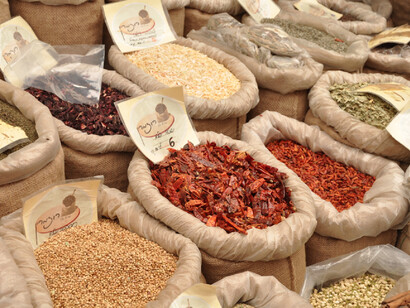 Spices in the market
