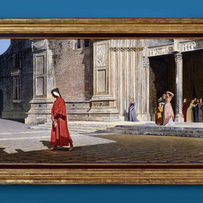 Francesco Saverio Altamura, Ecco colui che andò all'Inferno e tornò, 1860 - 1865, olio su tela, Pescara, Museo dell'Ottocento