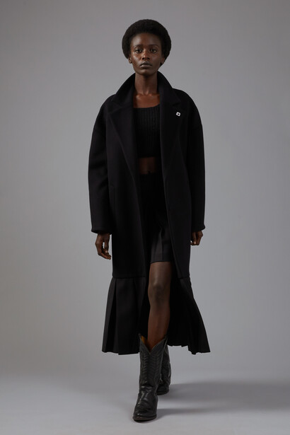 Cappotto invernale nuova collezione Genea Lardini FW 2023-2024