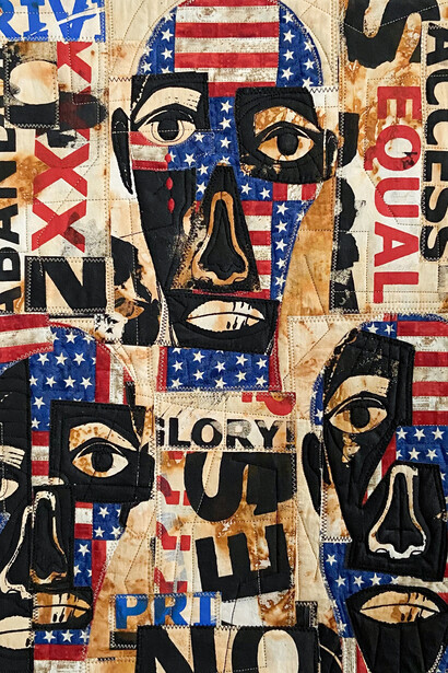 Sharon Kerry-Harlan, Detritus from a protest March. Courtesy of Claire Oliver Gallery