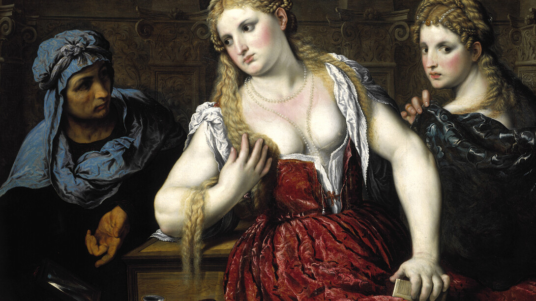 Paris Bordon, Venetian Women at their Toilet, about 1545, Oil on canvas: 97.00 x 141.00 cm, Scottish National Gallery 
 
