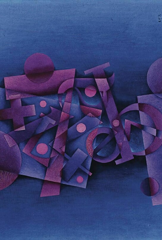 Miguel Kohler-Jan, Tipografismo,1972, oil on canvas, 92 x 73 cm