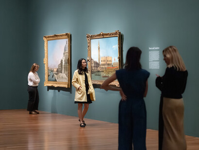 Monet and Venice, exhibition view. Courtesy of De Young Museum