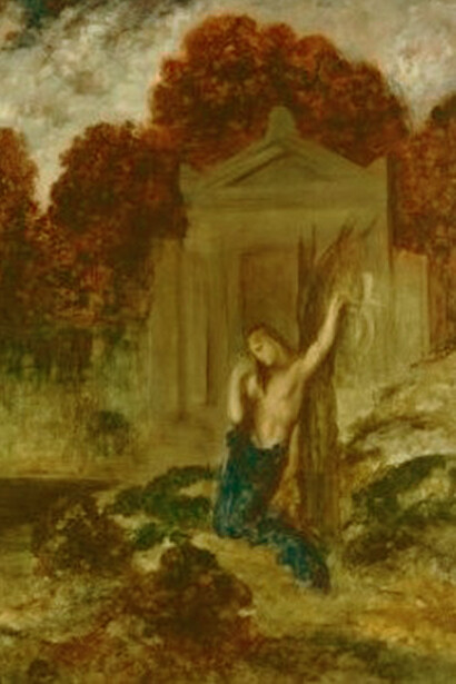 Orphée sur la tombe d'Eurydice
