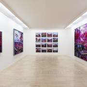 In a light breeze, exhibition view. Courtesy of Fondazione Memmo