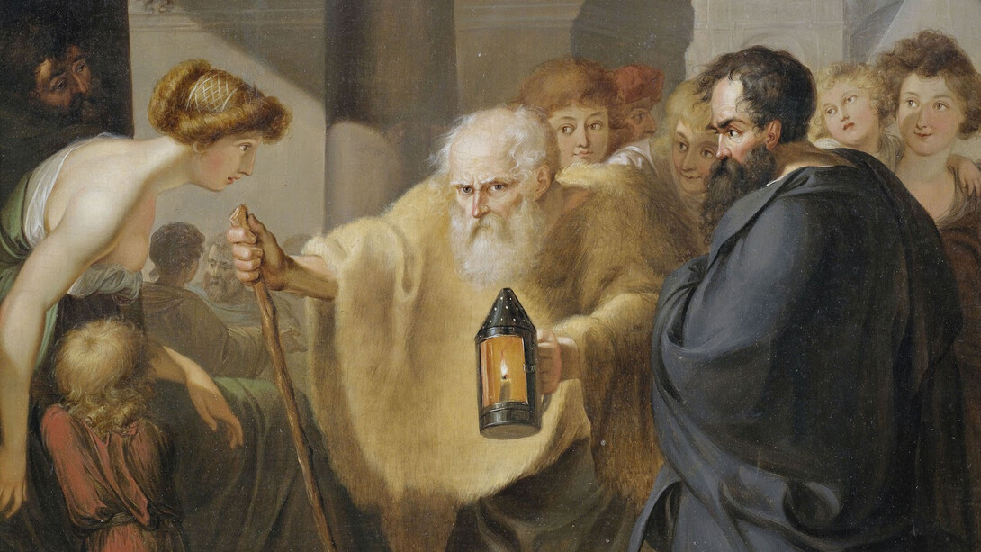 Johann Tischbein, Diogene cerca l'uomo con la lanterna