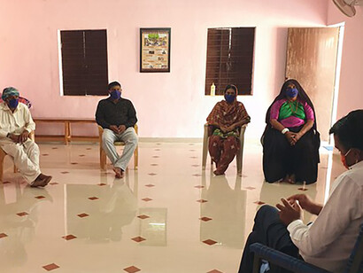 Kunariya village (Kachchh, western India) has developed a robust community health system to be self-reliant during disasters like Covid © Kunariya Panchayat