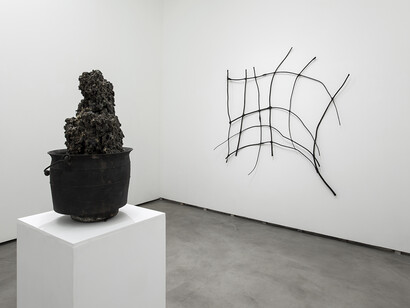 Jay Heikes, RA (installation view of room 3), 2014, photo by Andrea Rossetti, courtesy Federica Schiavo Gallery, Roma