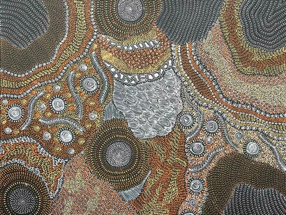Painting Name, My country. Courtesy of Japingka Aboriginal Art Gallery