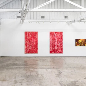 Michael Handley and Greg Lindquist, Fire, exhibition view. Courtesy of The Landing Gallery