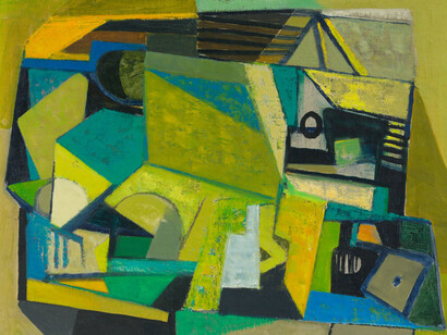 Maurice Estève, Nature morte verte, 1938. Courtesy of Ceysson & Bénétière