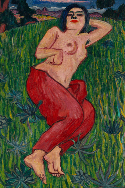 Yorozu Tetsugoro, Nude beauty (detail), 1912. Courtesy of the National Museum of Modern Art