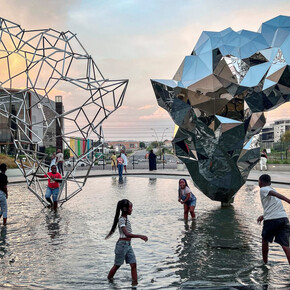 Ernest Danjuma, There is no time like the present (detail), 2024. Courtesy of Rele Gallery