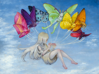 Camilla d'Errico, My Lepidoptera Parade. Courtesy of the artist and Corey Helford Gallery, LA