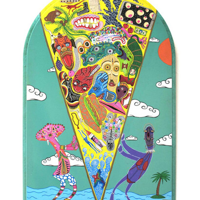 Ecstatic Rays. Courtesy of Saatchi Gallery