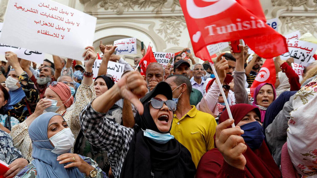 Protestas en Túnez