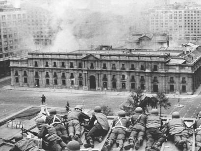 Ataque al Palacio de La Moneda durante el Golpe de Estado en Santiago de Chile