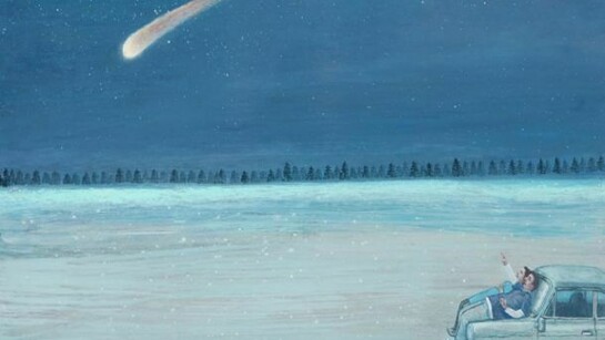 Barry McGlashan, The Meteor, oil on panel, 29 x 40 cm, 12 x 16 ins