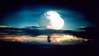 The colossal explosion in 1952 at Enewetak Atoll in the Pacific Ocean underscores the destructive power of nuclear weapons, a stark reminder of the enduring human mistrust that fuels their existence