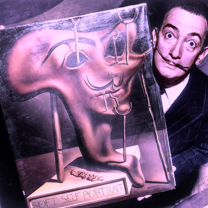 Salvador Dali y su «Autorretrato blando con bacon a la plancha», 1941