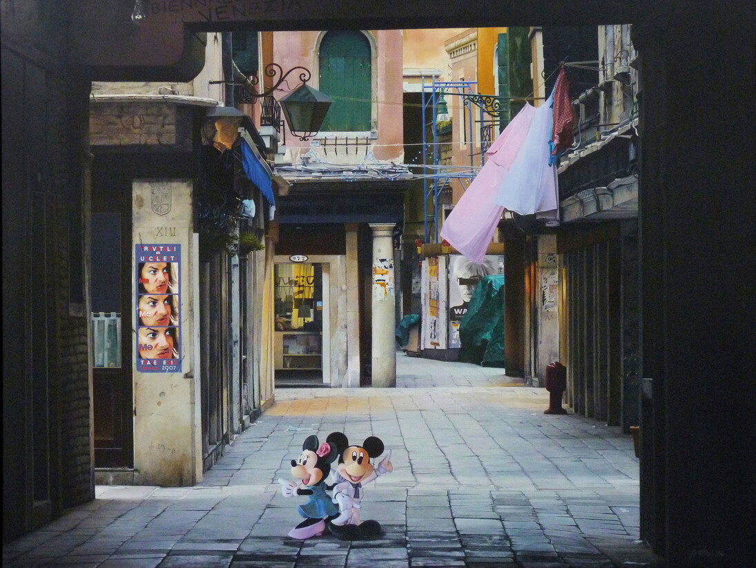 Peter Goodfellow, The Decline and Fall of Western Civilization, oil on canvas, 47.25 x 59 in (120 x 150 cm)