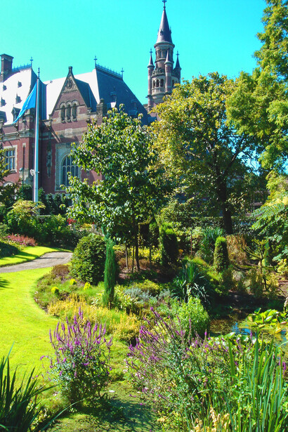 El Palacio de la Paz en La Haya, lugar de funcionamiento de la Corte Internacional de Justicia (CIJ)