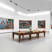 Manuel João Vieira, The purple island: landscapes and notes, exhibition view. Courtesy of MAAT