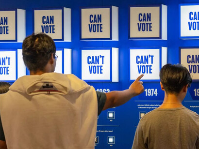 Blueprint, exhibition view. Courtesy of the Museum of Australian Democracy