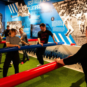 Estonians in Paris 1924, exhibition view. Courtesy of Estonian Sports and Olympic Museum