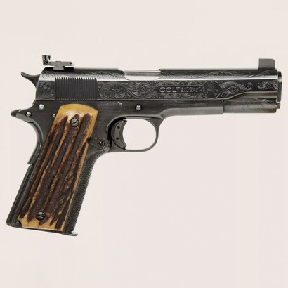 La pistola favorita de Al Capone subastada el 8 de octubre de 2021. Foto: Sheldon Carpenter/Witherell’s Inc