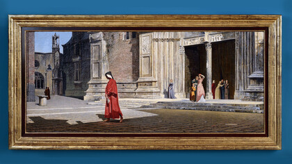 Francesco Saverio Altamura, Ecco colui che andò all'Inferno e tornò, 1860 - 1865, olio su tela, Pescara, Museo dell'Ottocento