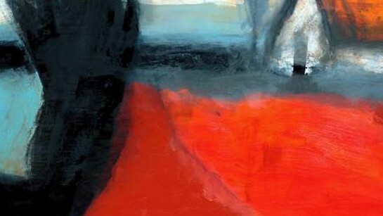 Hughie O'Donoghue, Fiachra: Open Door, Oil on linen canvas, 125 x 217 cm, 2013