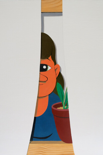 HuskMitNavn, Behind the Curtain, 2017. Courtesy of V1 Gallery