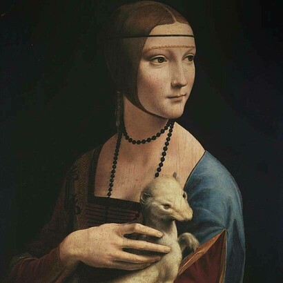 Leonardo da Vinci "Lady with an Ermine" (1489)