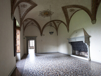 Il piano terra del Castello di Cafaggiolo