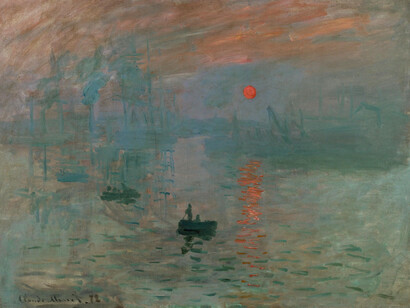 Claude Monet- Impresión, sol naciente, 1872 (versión 1)