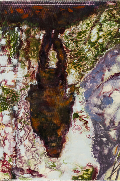 Dominic Shepherd, Good-Bye, 2015, Oil on linen, 20 x 14 cm