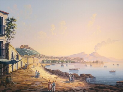 Veduta di Napoli da Mergellina