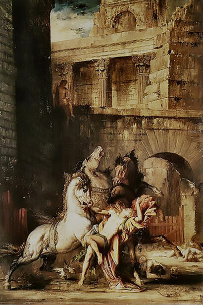 Gustave Moreau's (1826–1898) masterpiece: "Diomède dévoré par ses chevaux" - an iconic portrayal