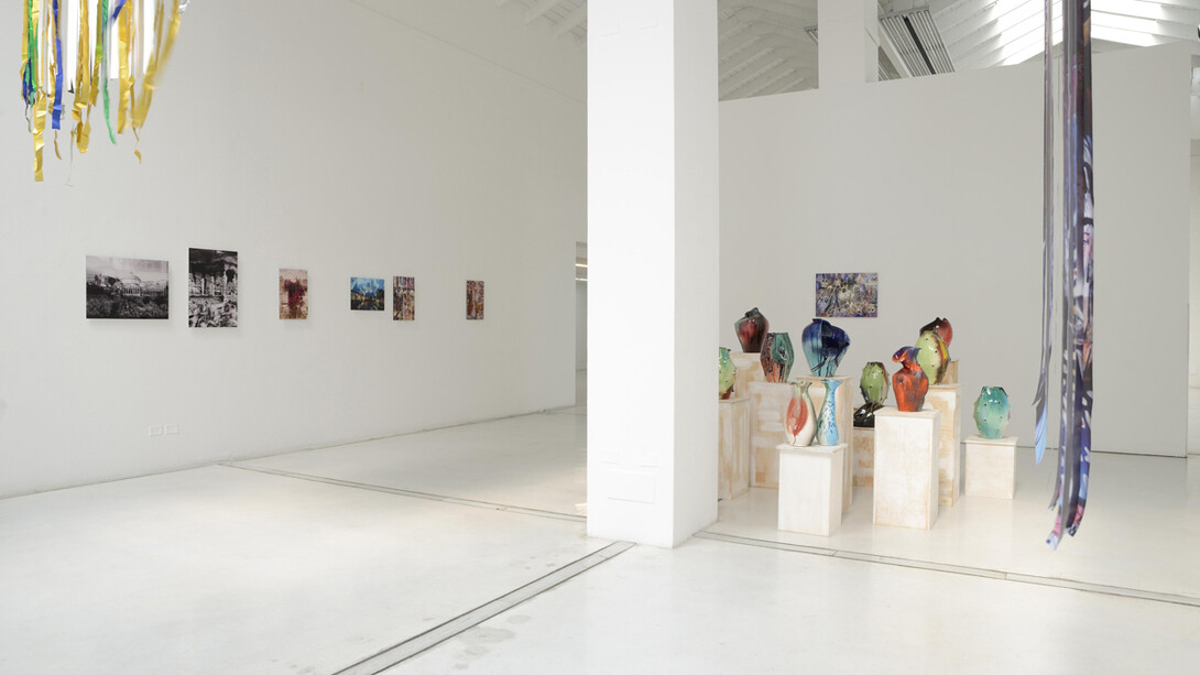 Davide Bramante, Jocu focu, veduta della mostra. Per gentile concessione di Studio la Città