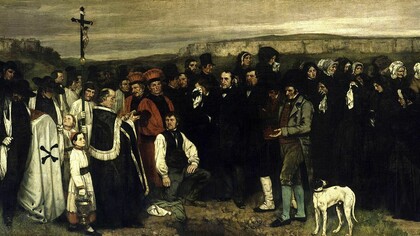 Gustave Courbet, Funerale a Ornans