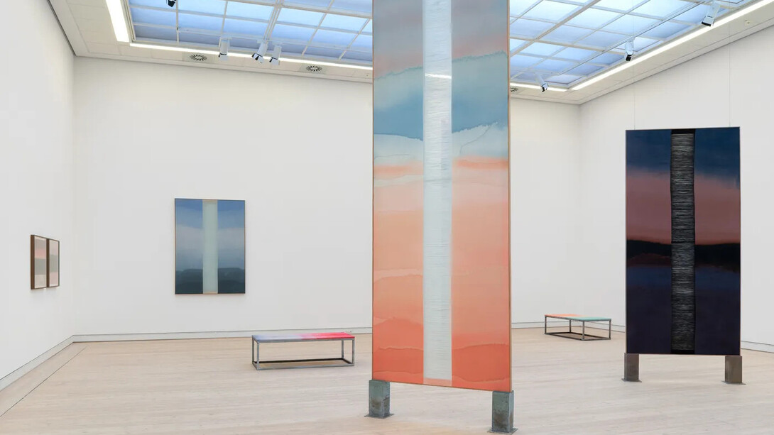 Martha Skou, Stream of strings, exhibition view. Courtesy of Bricks Gallery