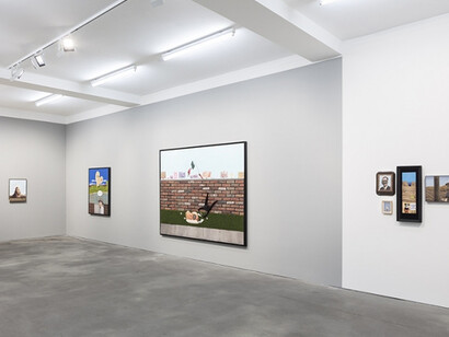 Llyn Foulkes, Exhibition view. Courtesy of Sprüth Magers