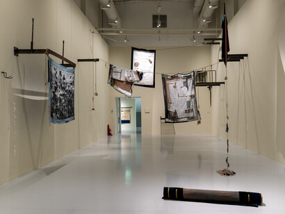 Jumana Manna, We refuse_d, exhibition view. Courtesy of Mathaf Arab Museum of Modern Art