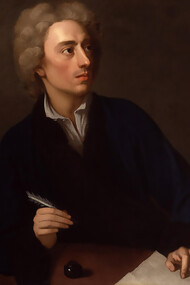 Alexander Pope (21 May 1688 – 30 May 1744) is generally regarded as the greatest English poet of the eighteenth century, portrait by Michael Dahl