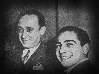 Juan D'Arienzo y el cantante Juan Carlos Lamas