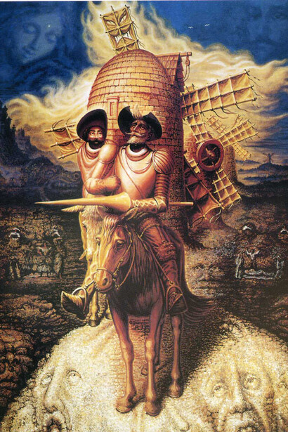 Salvador Dalí. Visiones del Quijote. 1960